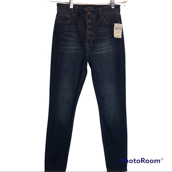 NWT Lucky Brand Button up High Rise Bridgette Skinny Ankle Cheville Jean Size 4 - Picture 11 of 16
